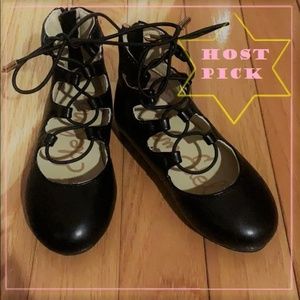 2️⃣HP🛍 Sam Edelman Felicia lace up girl's flat